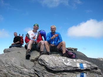 Op de top van Schwarzhorn